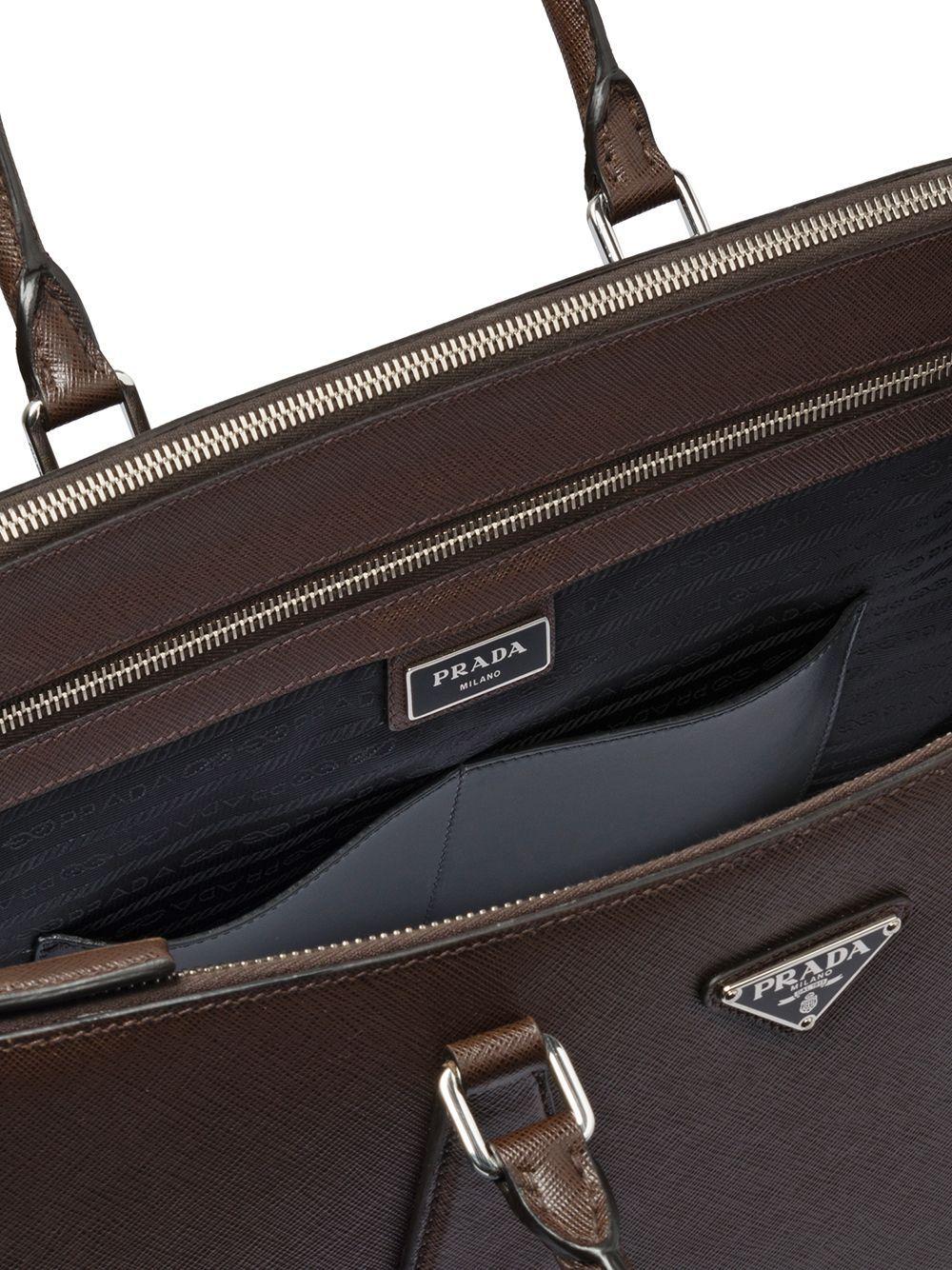 briefcase prada