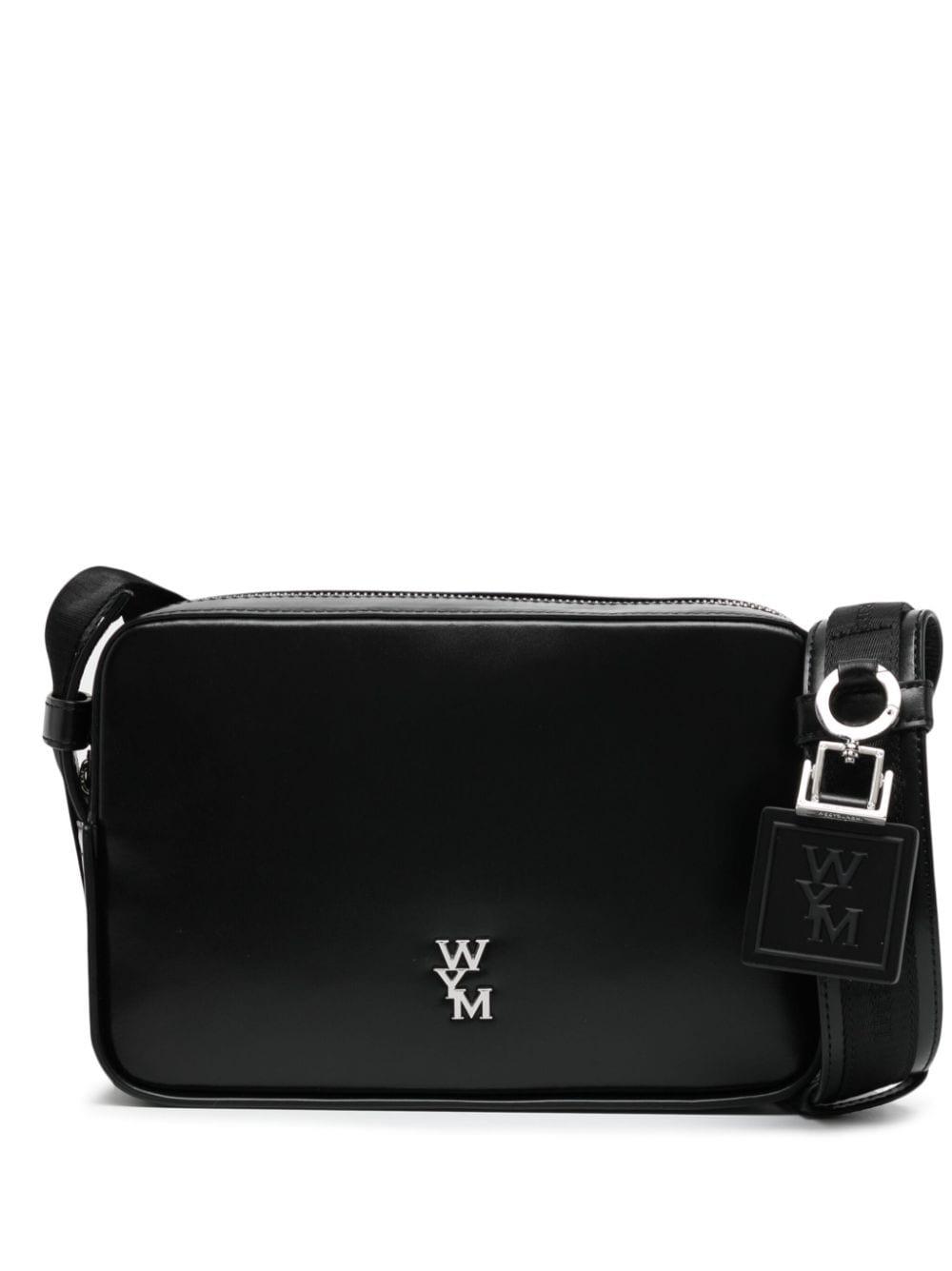 WOOYOUNGMI Logoengraved Messenger Bag in Black for Men Lyst