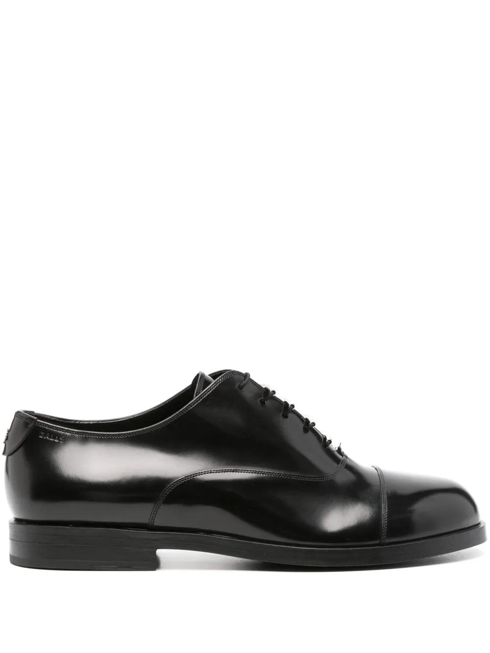BALLY ブラックレザー REDISON レースアップシューズ ブラック Bally レースアップ メンズ | Lyst