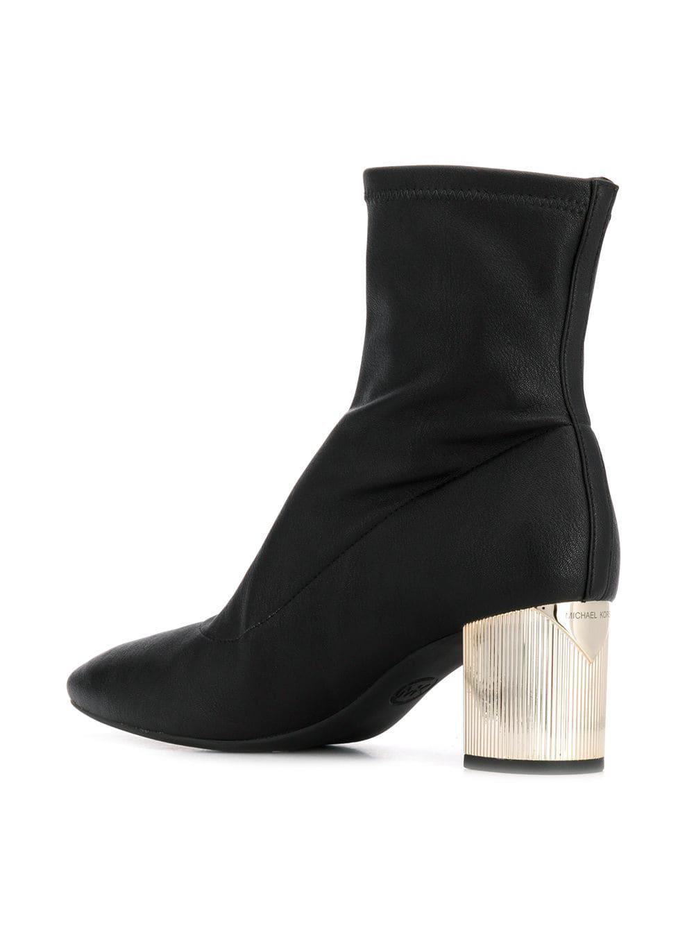 Botines de estilo calcetín MICHAEL Michael Kors de Cuero de color Negro -  Lyst