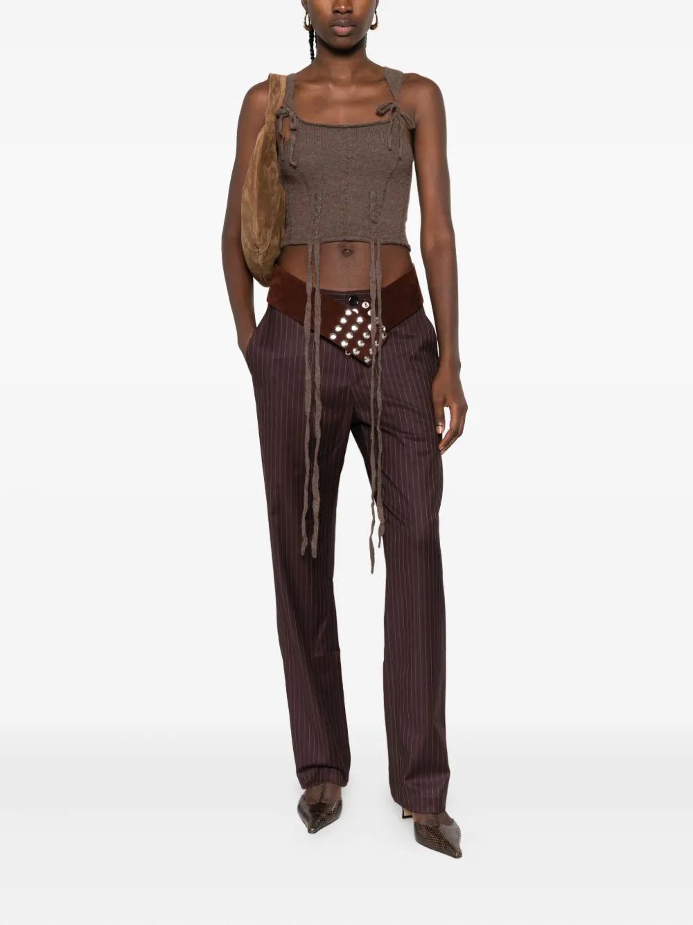 パンツ GIMAGUAS Bronze Stretch Polyester Olimpia Pant GIMAGUAS Bronze Stretch Polyester Olimpia Pant in Brown | Lyst