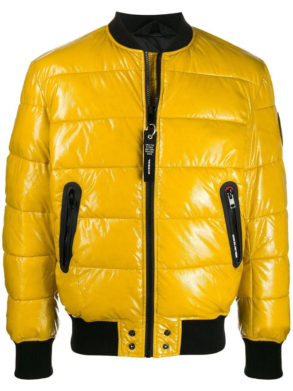 DIESEL W-on Padded Bomber Jacket in 