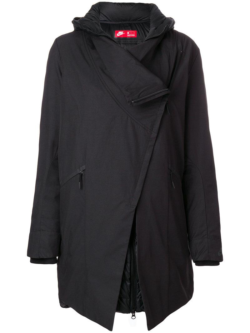 Nike Synthetic Aeroloft 3-in-1 Parka Coat in Black - Lyst