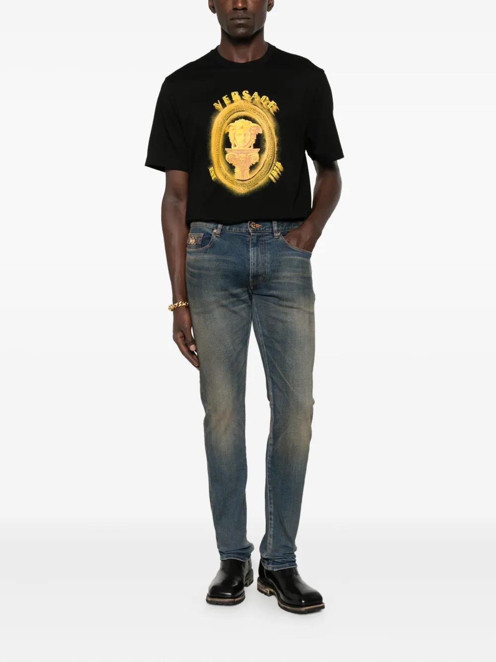 Versace Short sleeve t-shirts for Men | Online Sale up to 63