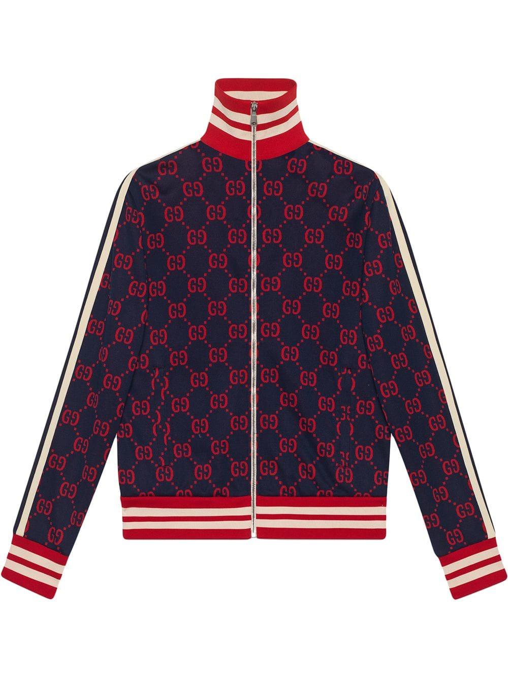 Gucci GG Jacquard Jacket in Blue for |