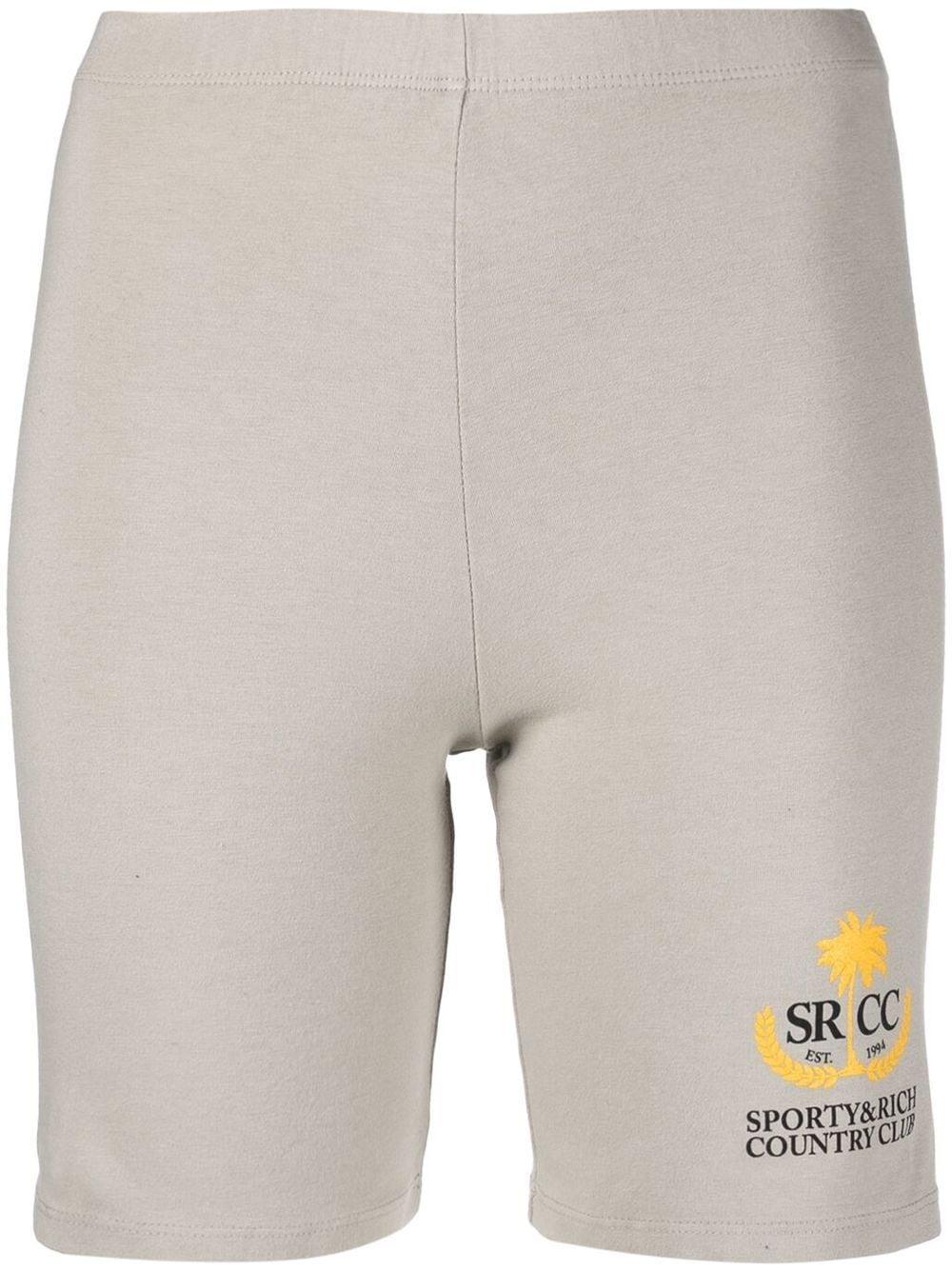 Rich Logo-print Cotton Cycling Shorts 