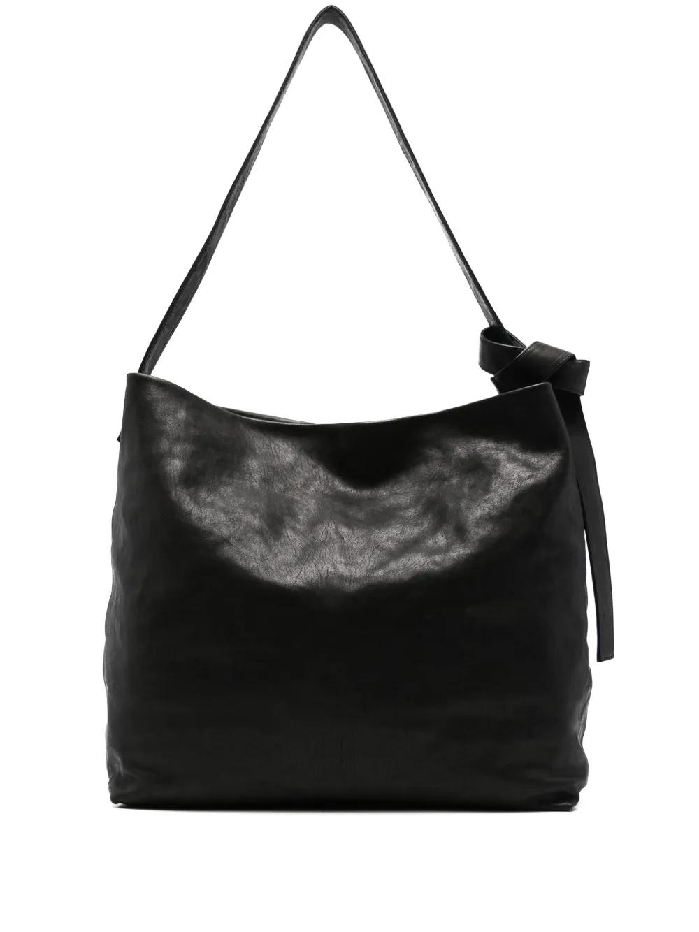 Ann Demeulemeester Leather Tote Bag in Black | Lyst