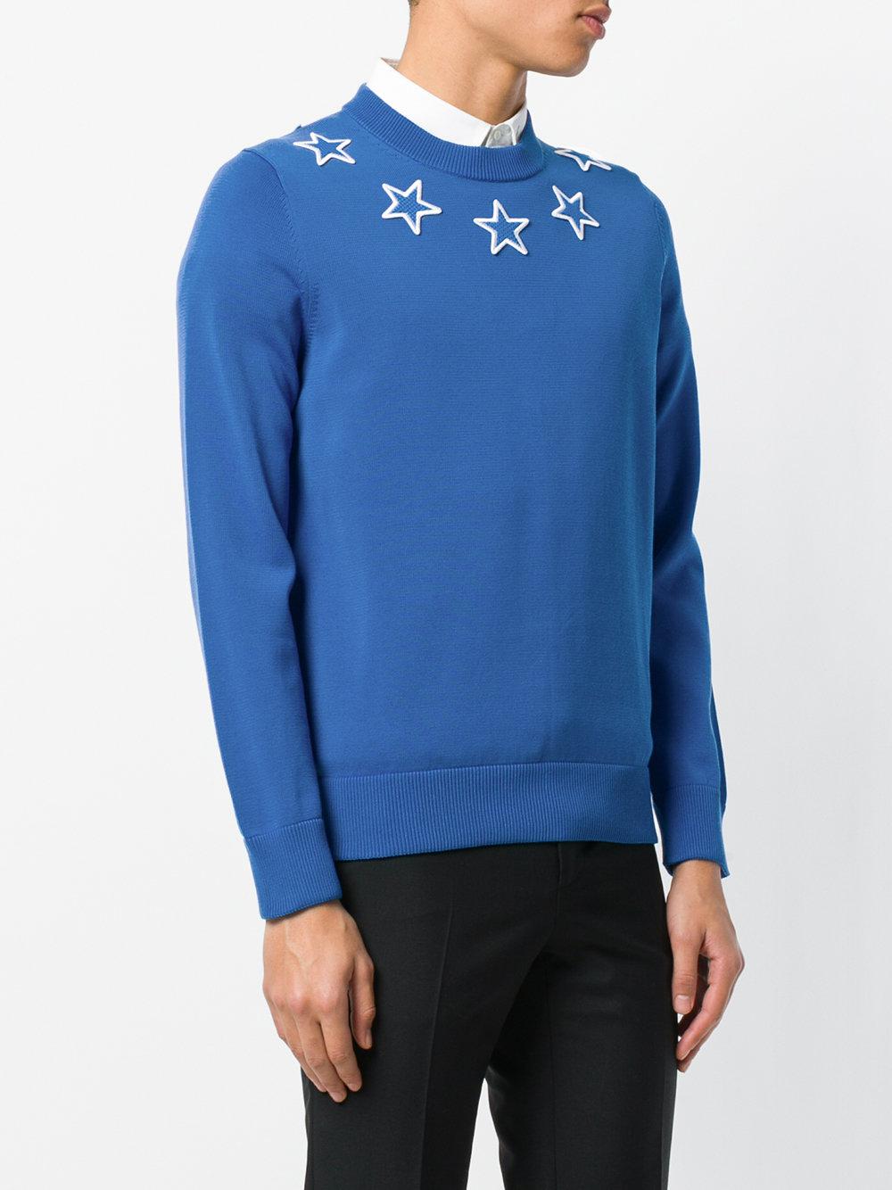givenchy men's star sweater