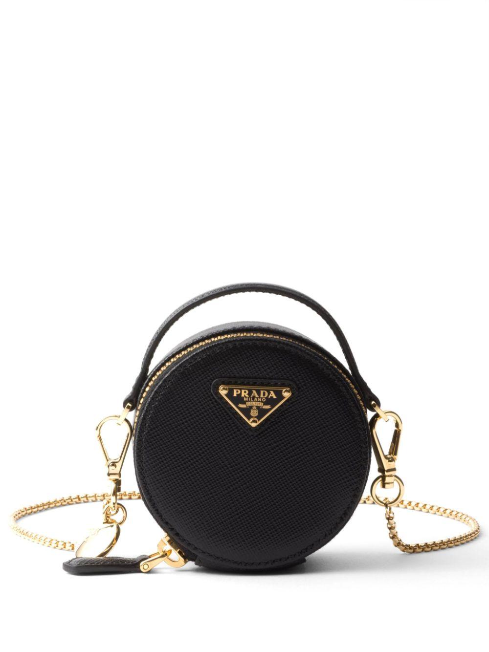 Prada Saffiano Leather Mini Bag in Black Lyst