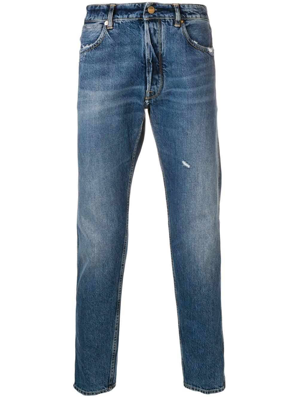 Golden Goose Deluxe Brand Denim Slim Jeans in Blue for Men - Lyst