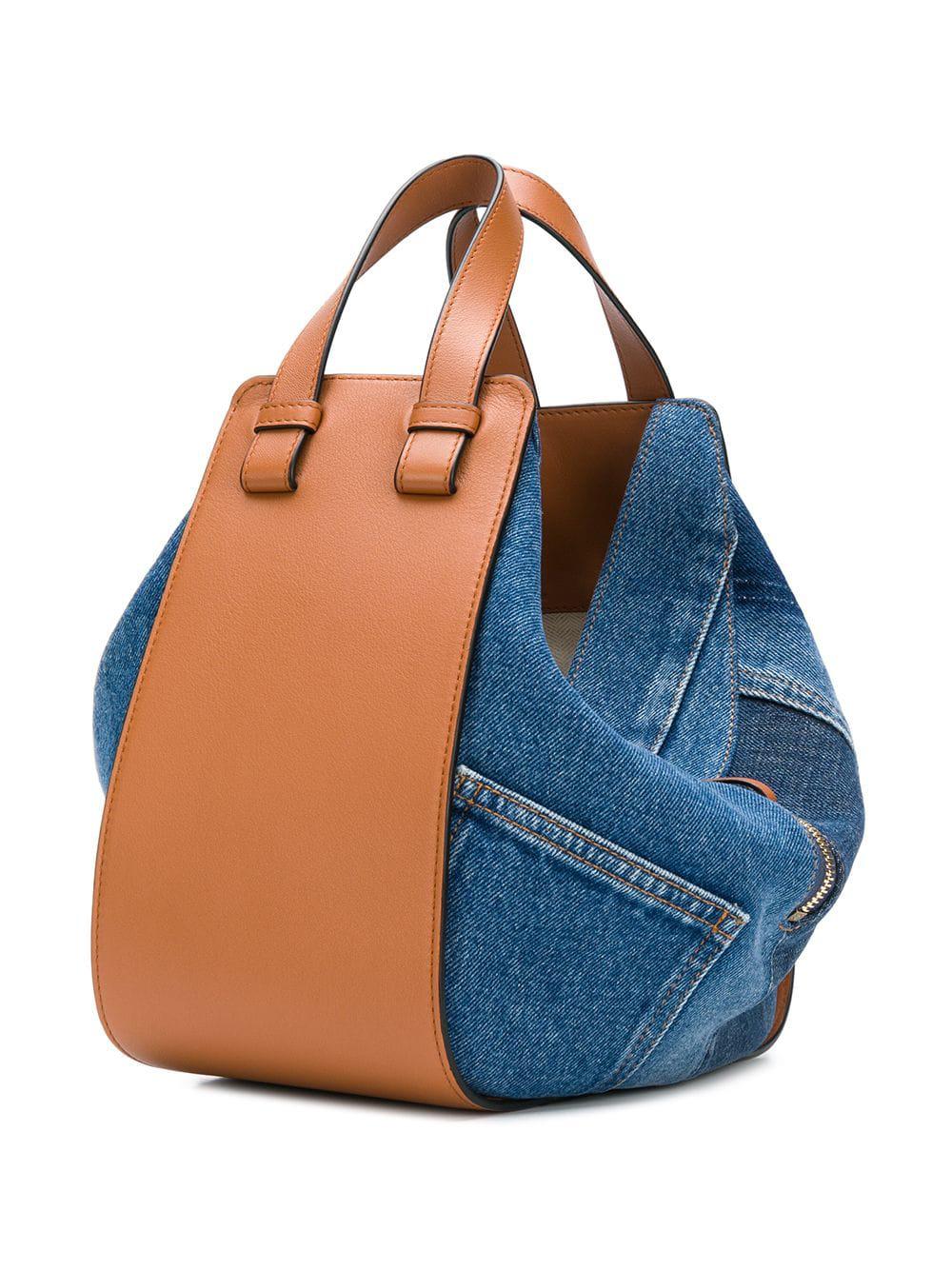 Blue + Tan Outfit Combo: LOEWE Hammock Bag Review » MILLENNIELLE