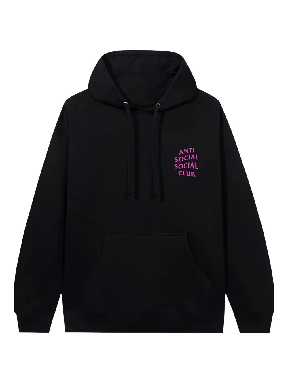 ★ ANTI SOCIAL SOCIAL CLUB★ Slice Mind Game Hoodie TI25A03 Anti Social Social Club Mind Games Hoodie (FW19) Black Men's
