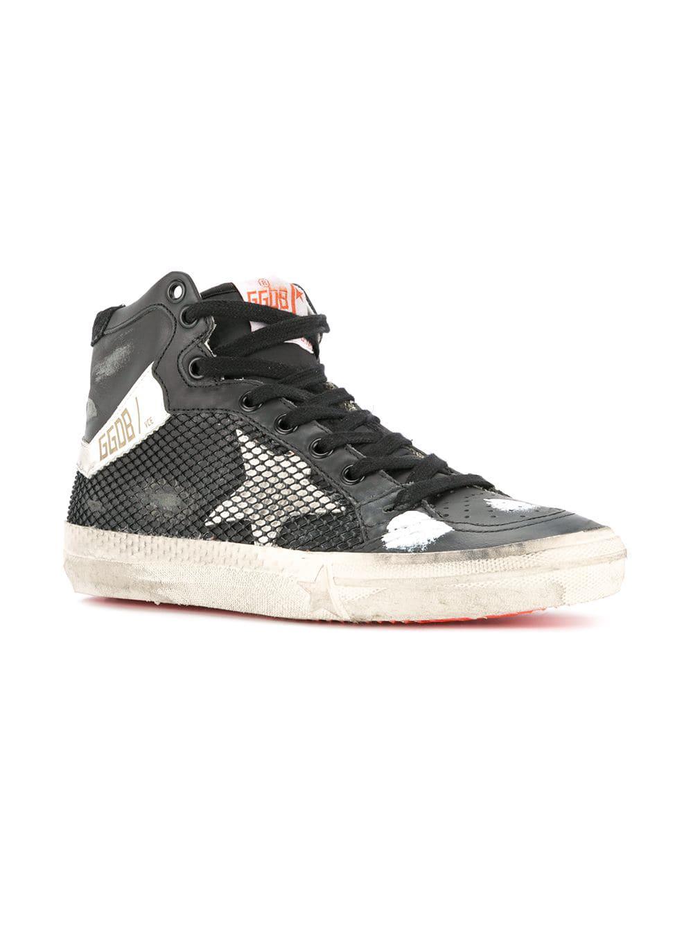 Golden Goose 2.12 High-top Sneakers in Black | Lyst