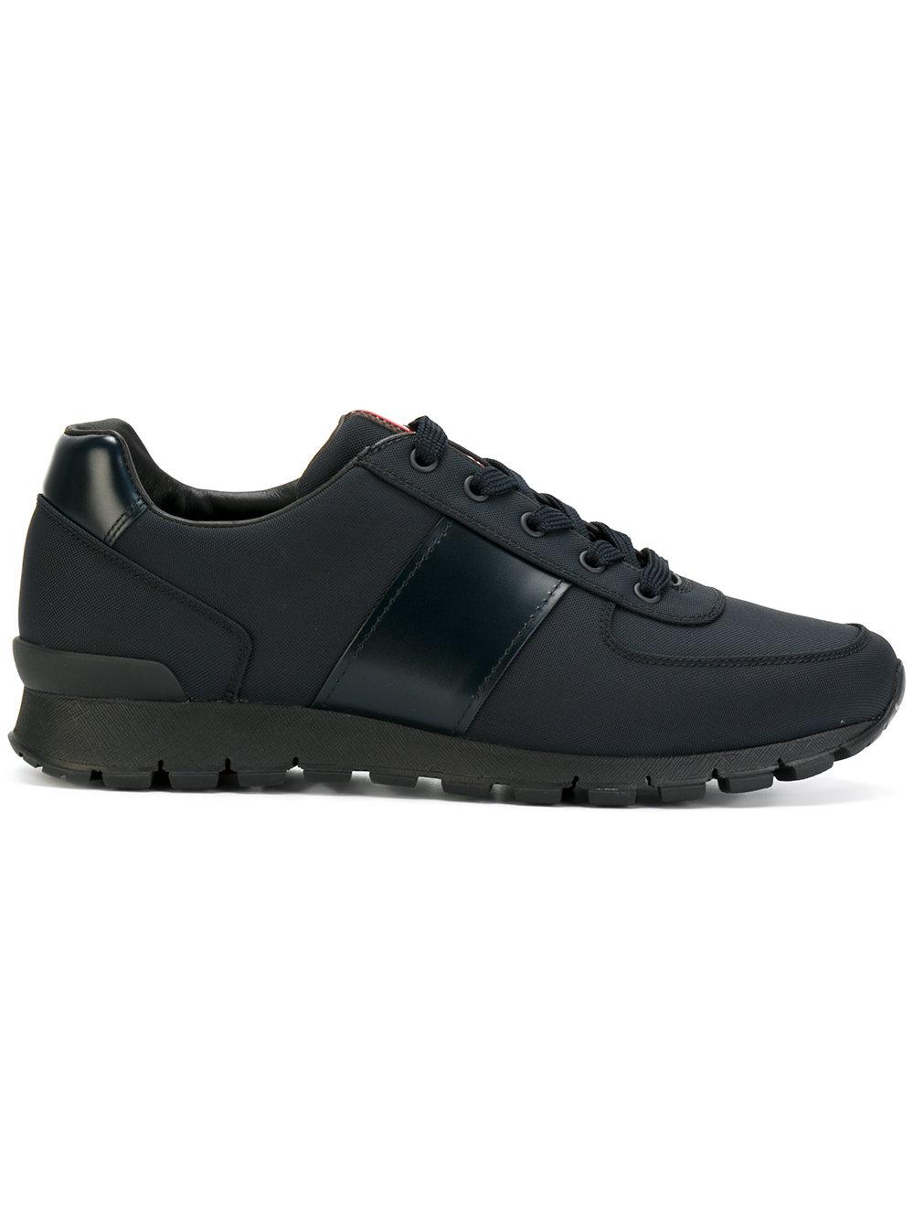 prada trainers mens blue