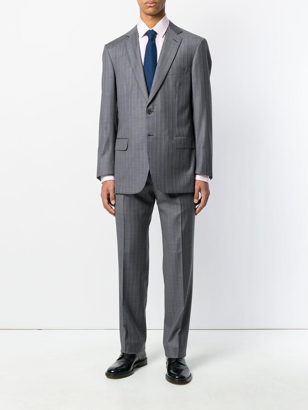 Brioni Brunico Solid Two-piece Suit - Navy | Editorialist
