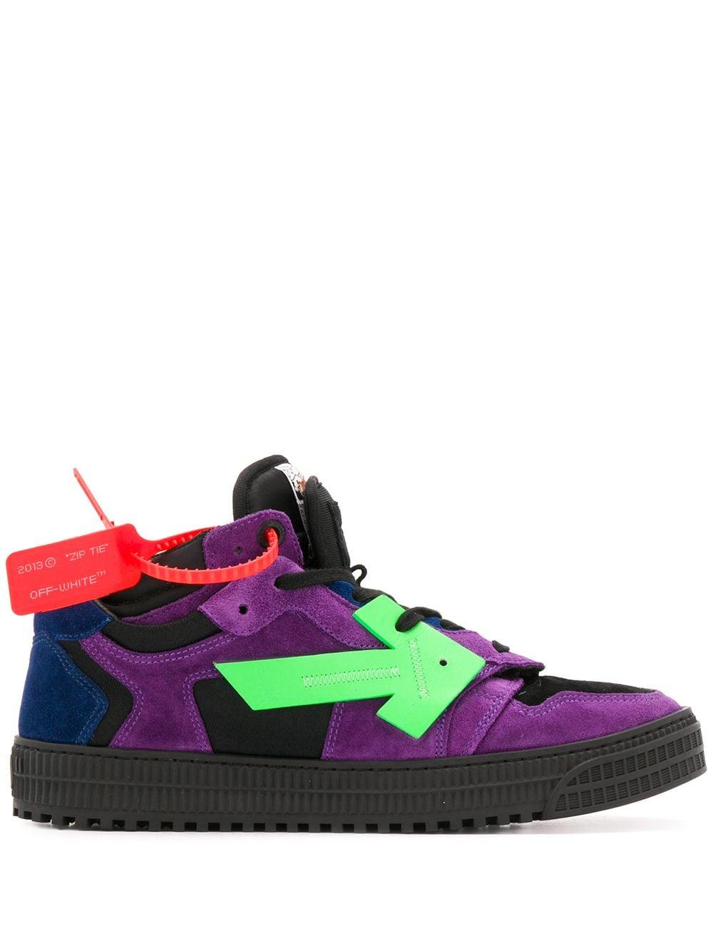 Off-White c/o Virgil Abloh Off-court Low-top Sneakers in Purple for Men ...