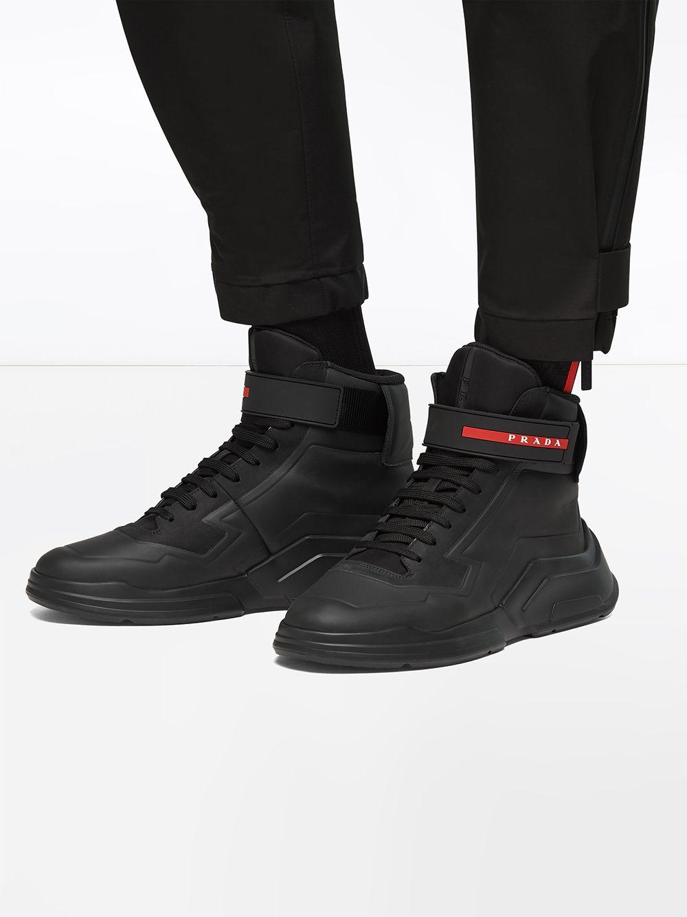 Prada Polarius 19 Lr Sneakers in Black 