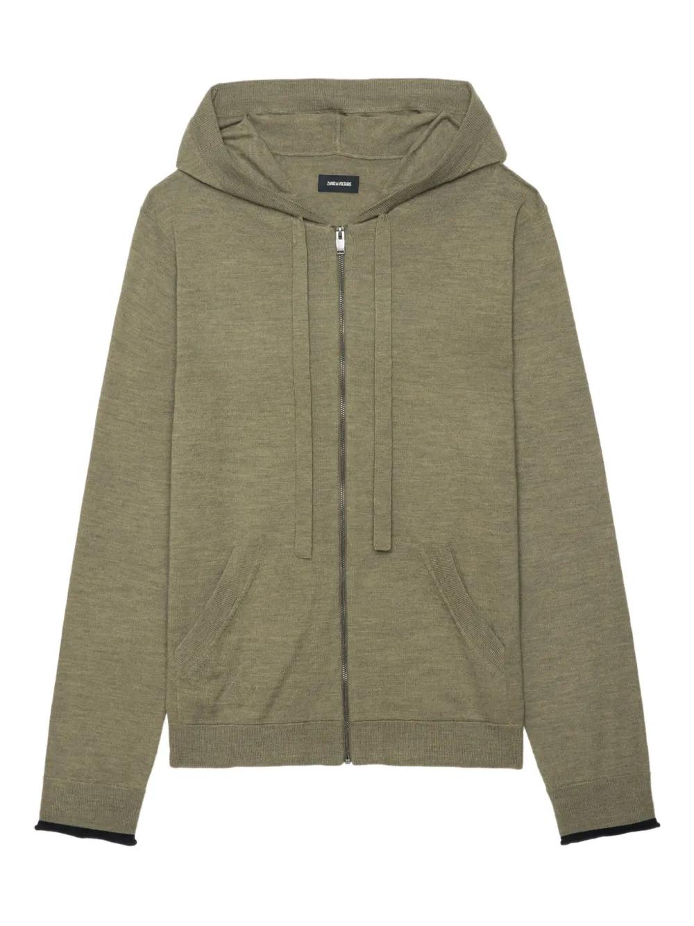 古着 Zadig&Voltaire スカル プリント ジップアップ パーカー オンライン ショップファッション - 古着 Zadig&Voltaire スカル