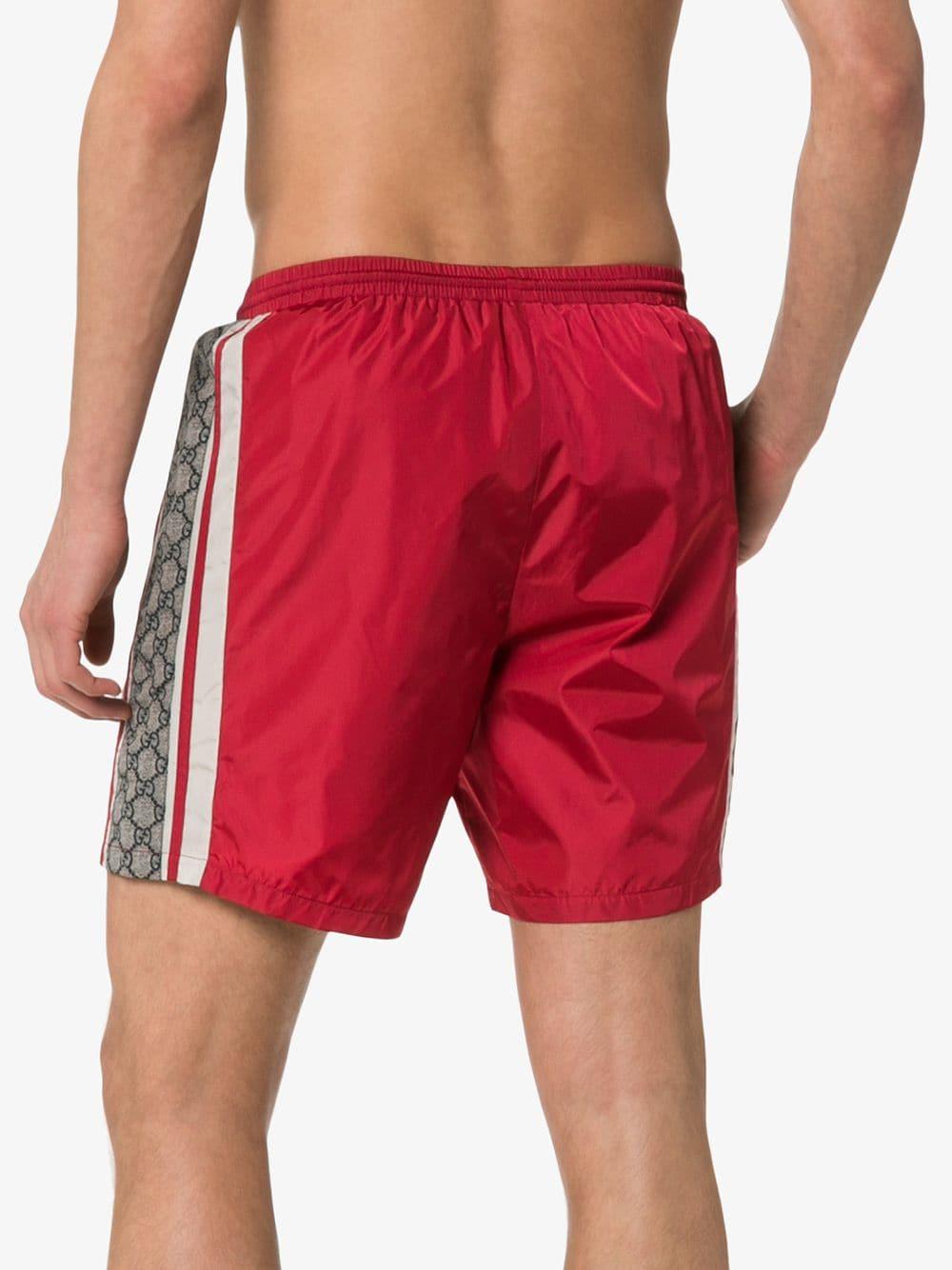 gucci monogram swim shorts