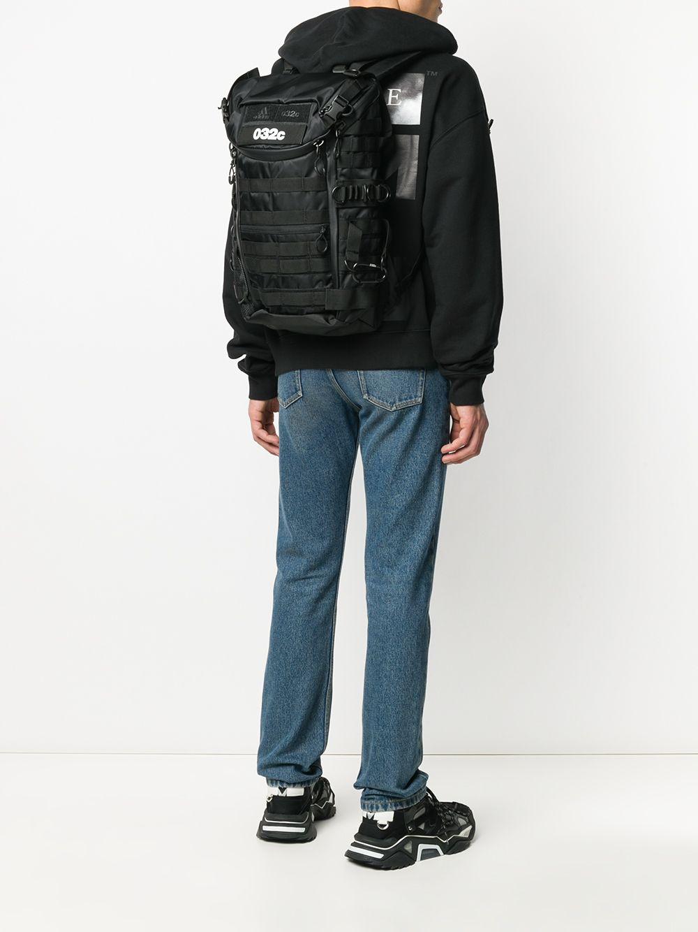 adidas X 032c Shell Backpack in Black for Men | Lyst