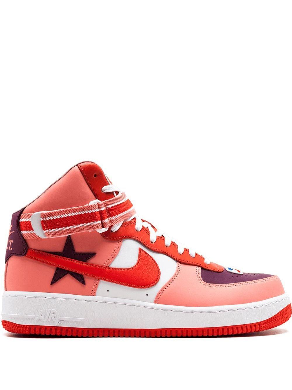 Nike + Riccardo Tisci Air Force 1 Leather High-top Sneakers in Pink  (Purple) | Lyst