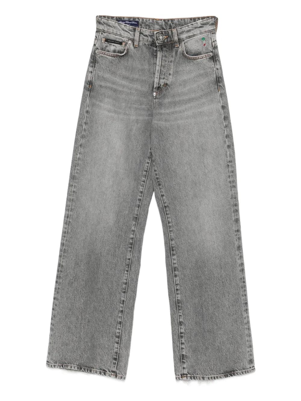 デニム・ジーパン PHILIPP PLEIN Women Denim Pants FADC WDT2583 PDE004N10GO GRE Denim Super Stretch Leggins Philipp Plein TM | Philipp Plein