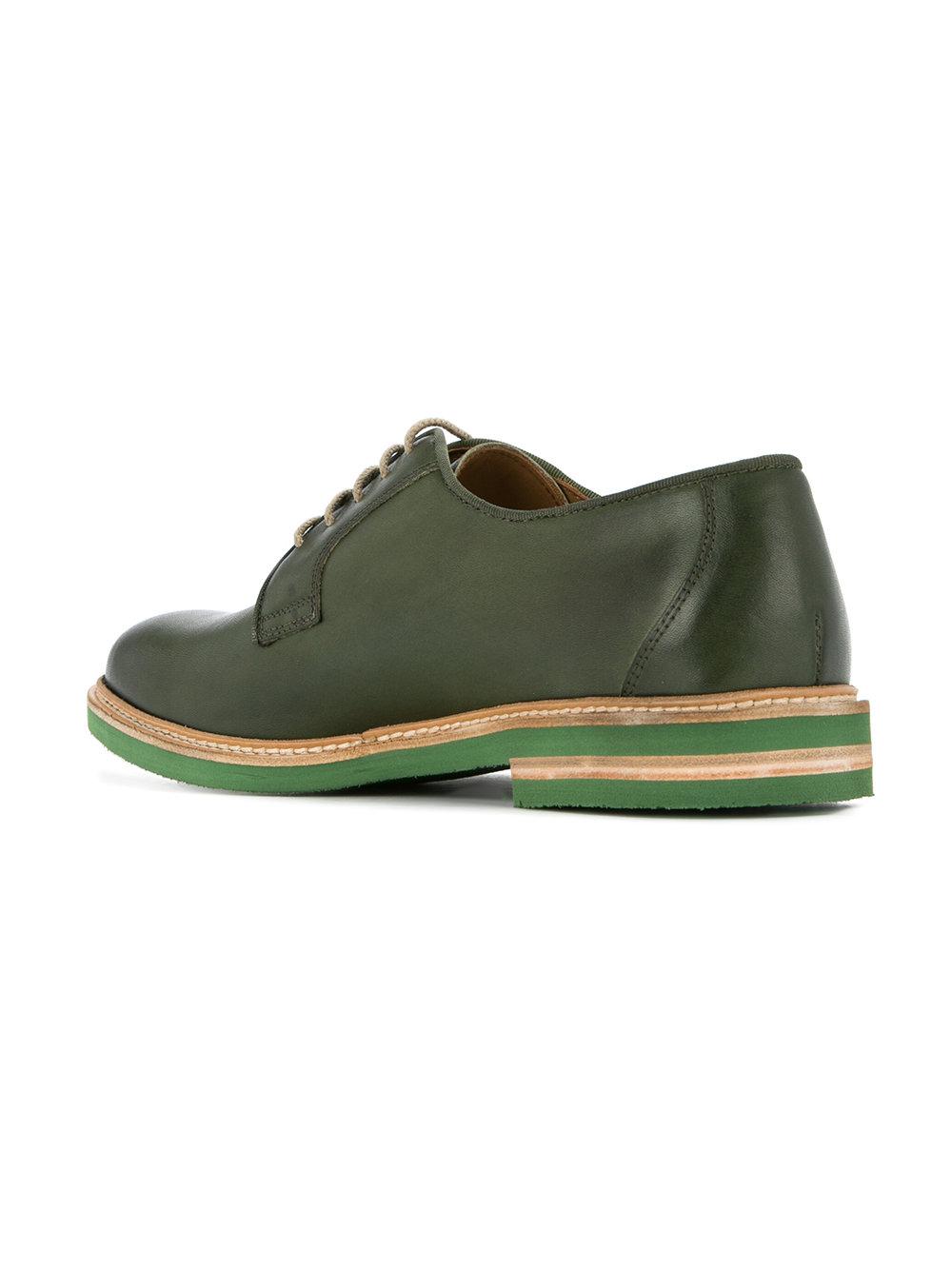 Cerruti 1881 Leather Derby Shoes in Green for Men Lyst Cerruti 1881 Leather Derby Shoes in Green for Men Lyst