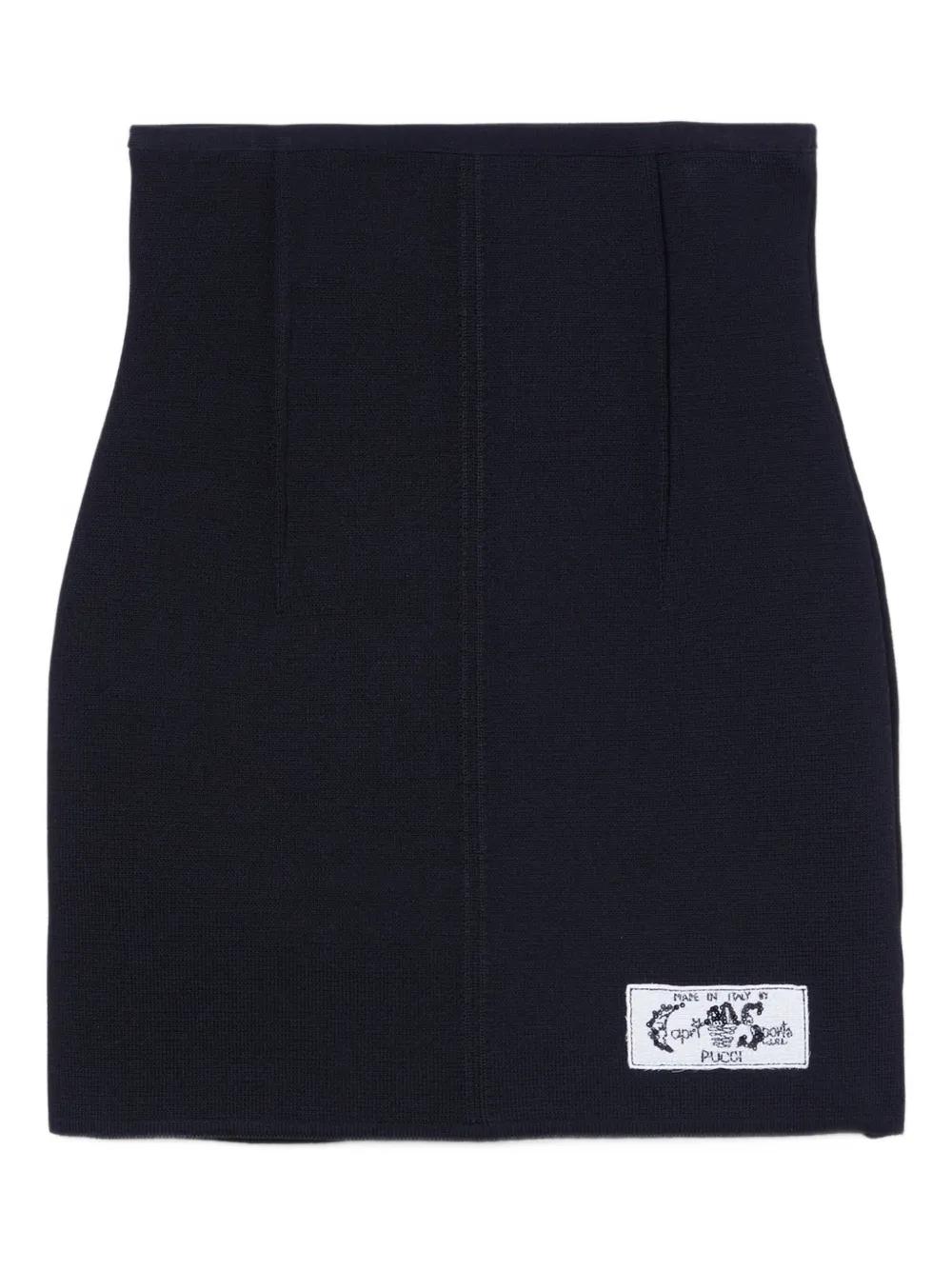 ミニスカート PUCCI Women Mini Skirts 5HJW115H787014 Black Pucci skirt: italian printed skirt | Pucci