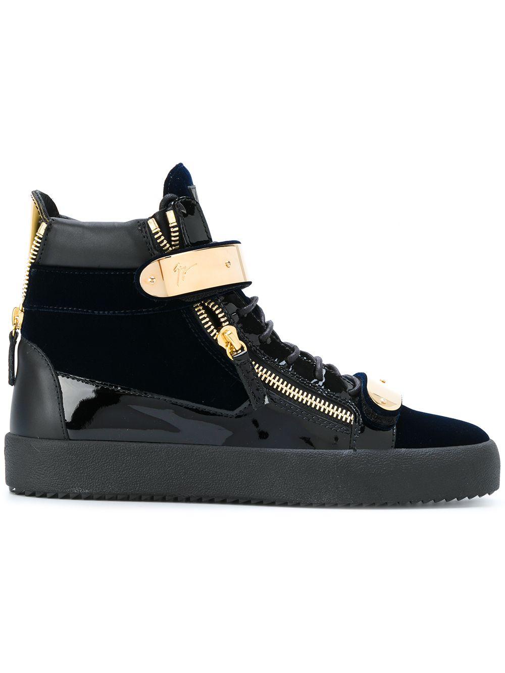 blue giuseppe high tops