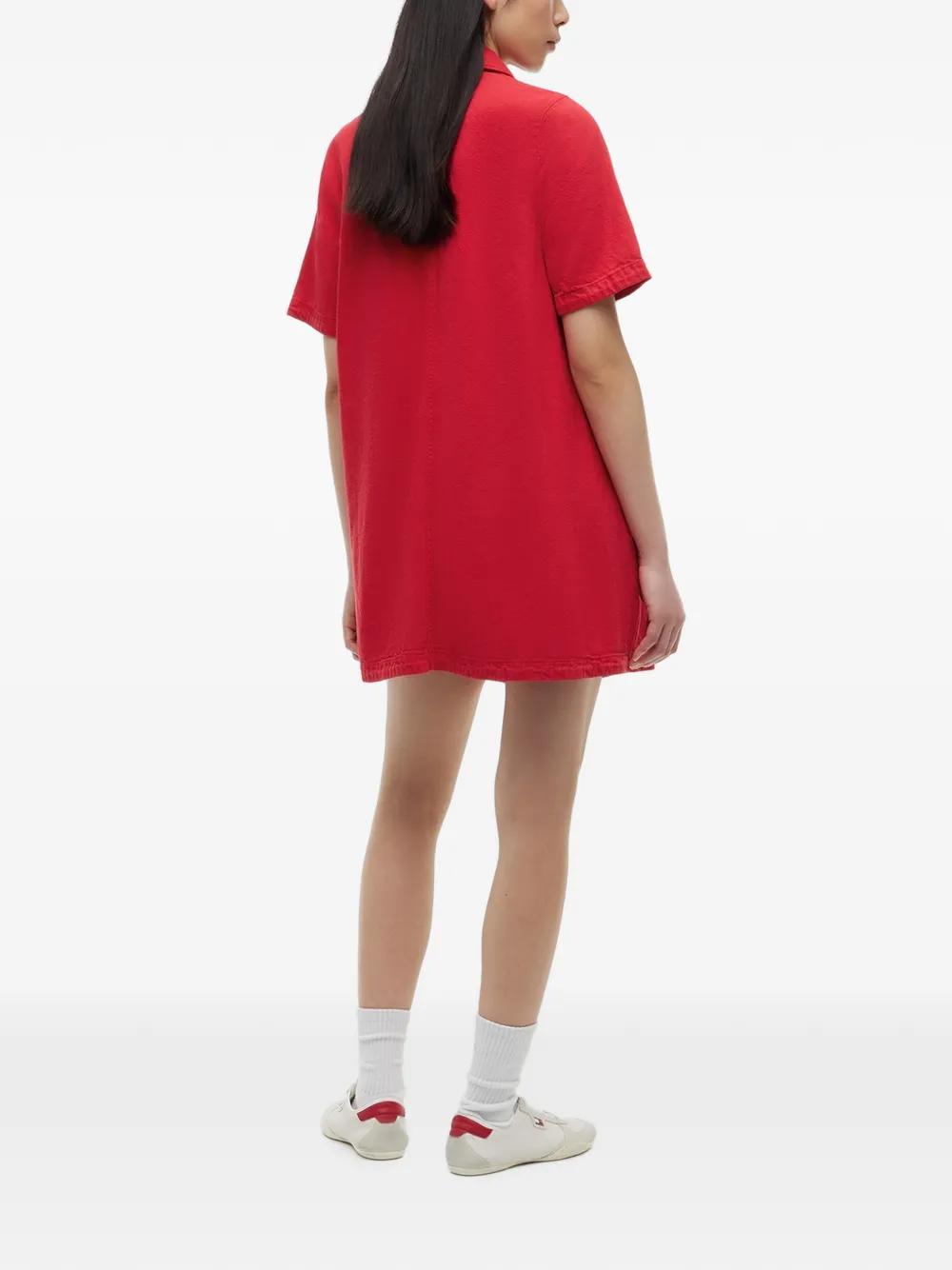 casual tommy hilfiger dresses Tommy Hilfiger Junior Essential short-sleeved Skater Dress | Pink