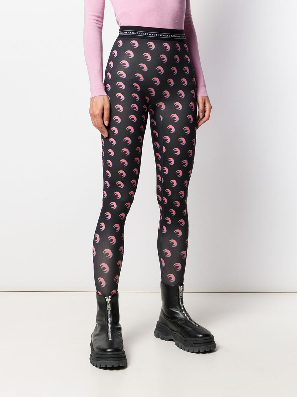 Marine Serre Iconic Moon Print leggings 