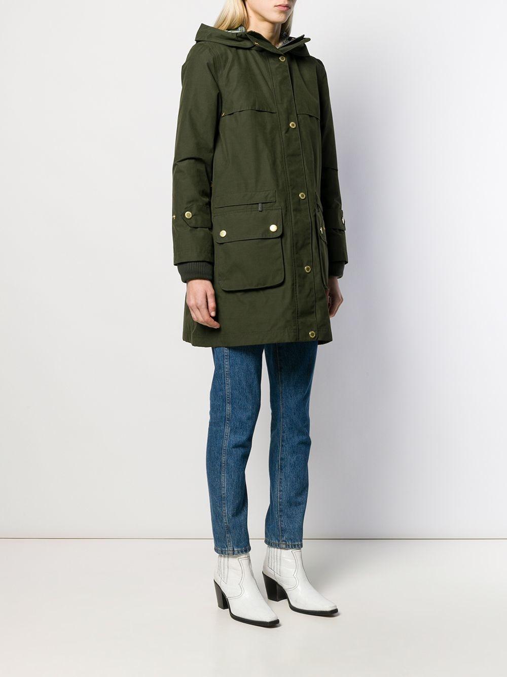 Barbour Synthetic Icons Durham Hooded Parka in Green | Lyst Canada