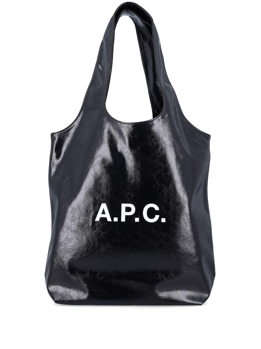 Ninon Small tote bag | Small tote bag in recycled leather