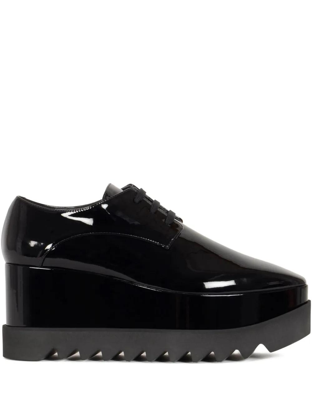 Stella McCartney Oxford Elyse Shiny 80Mm in Black Lyst UK
