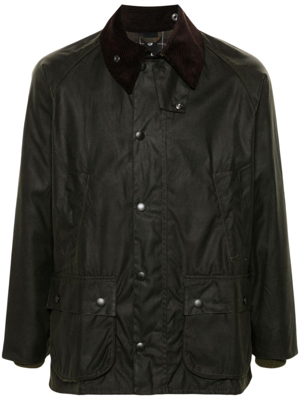 Barbour メンズ ブラック Bedale ワックスコットン ジャケット ジャケット
