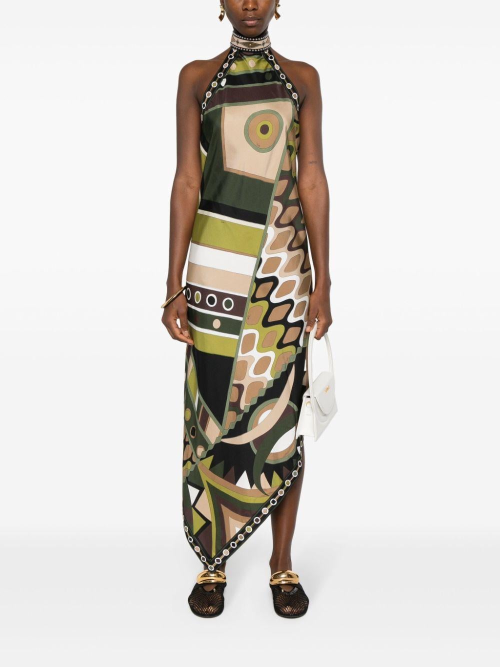chinese dress ladies Orchidee Print Long Dress by PUCCI  Boyds