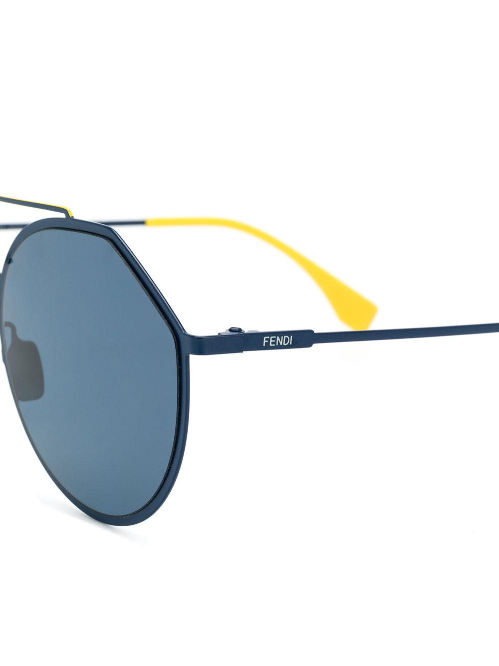 fendi hexagon sunglasses