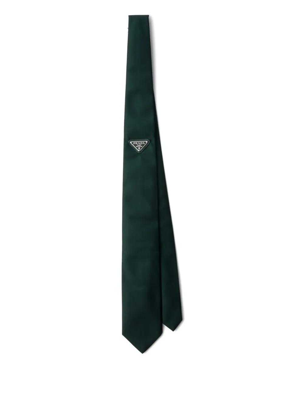 ネクタイ Prada silk tie with logo 30427955_59726280_600.jpg