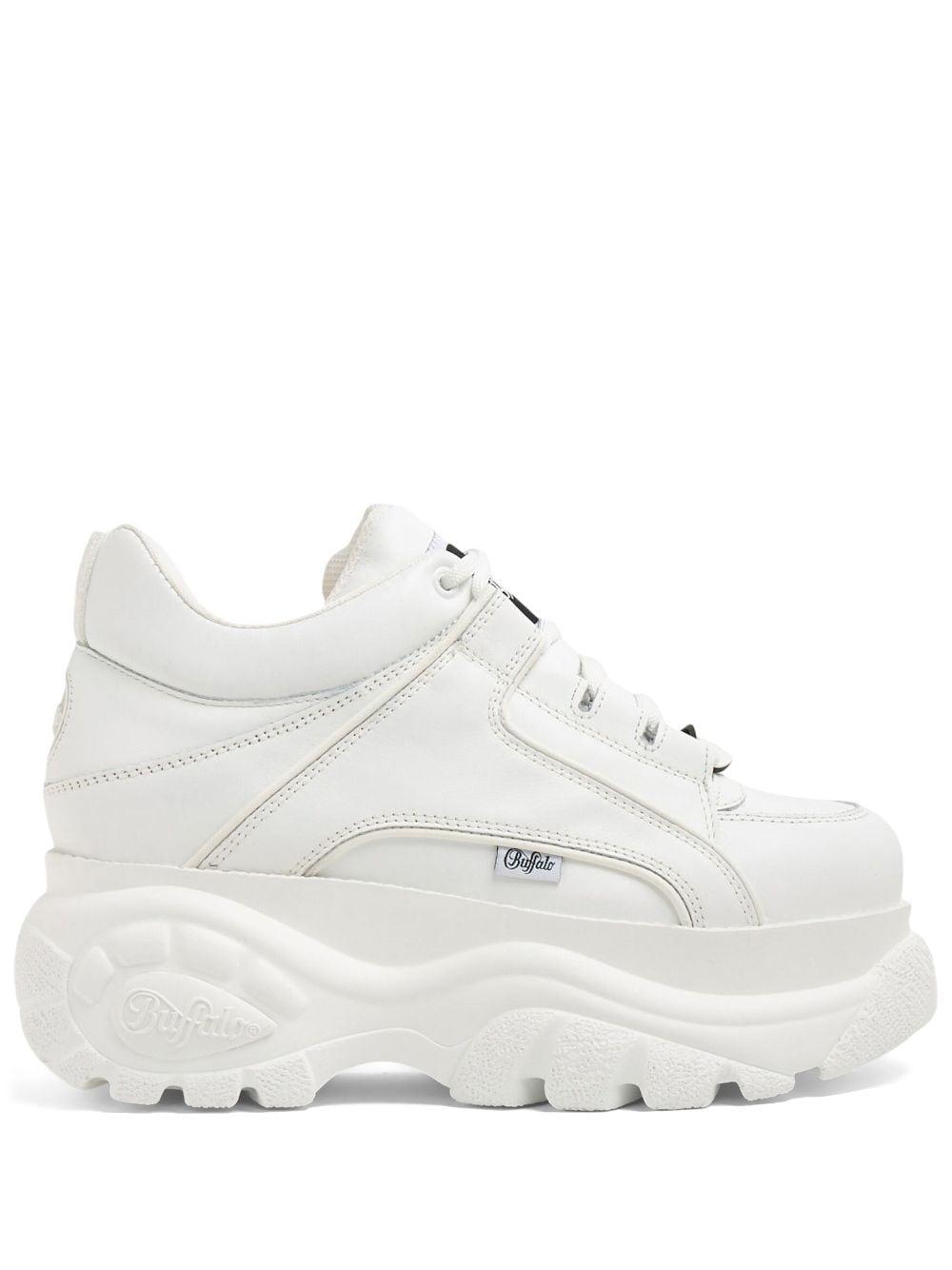 Buffalo Classic Low Chunky-sole Sneakers in White | Lyst