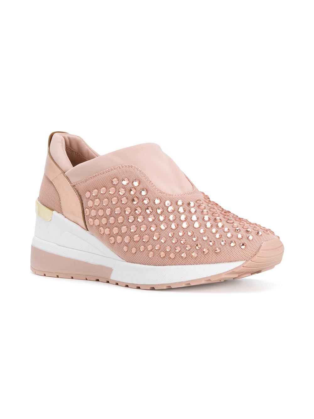 Michael Kors Synthetic Maloy Sneakers in Pink & Purple