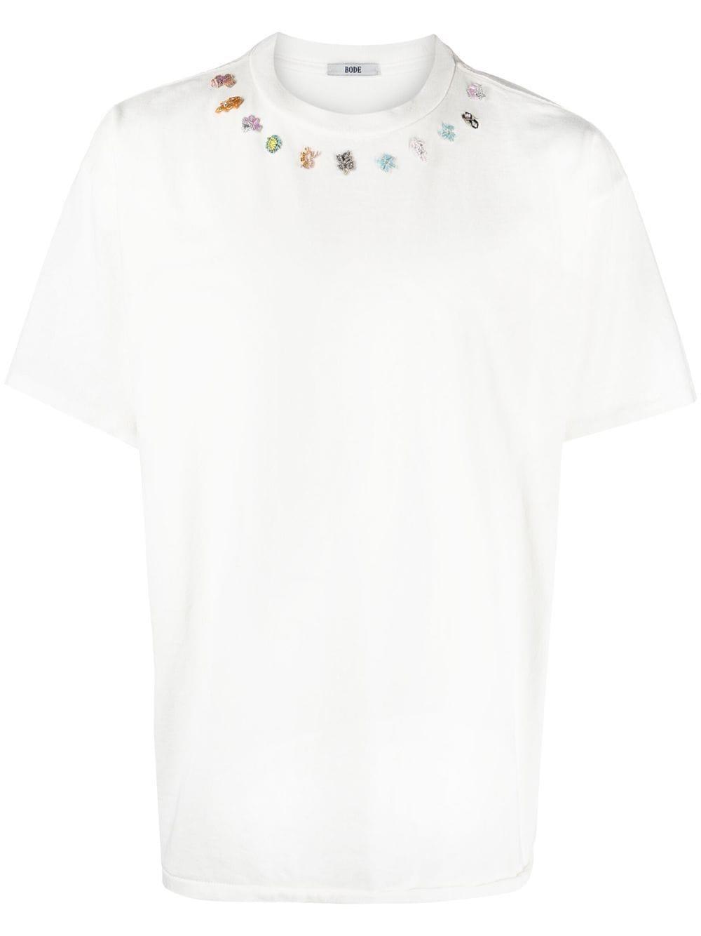 Tシャツ・カットソー BODE White Cotton ette Blouse 6805_897d9f2343_42067f5388684d