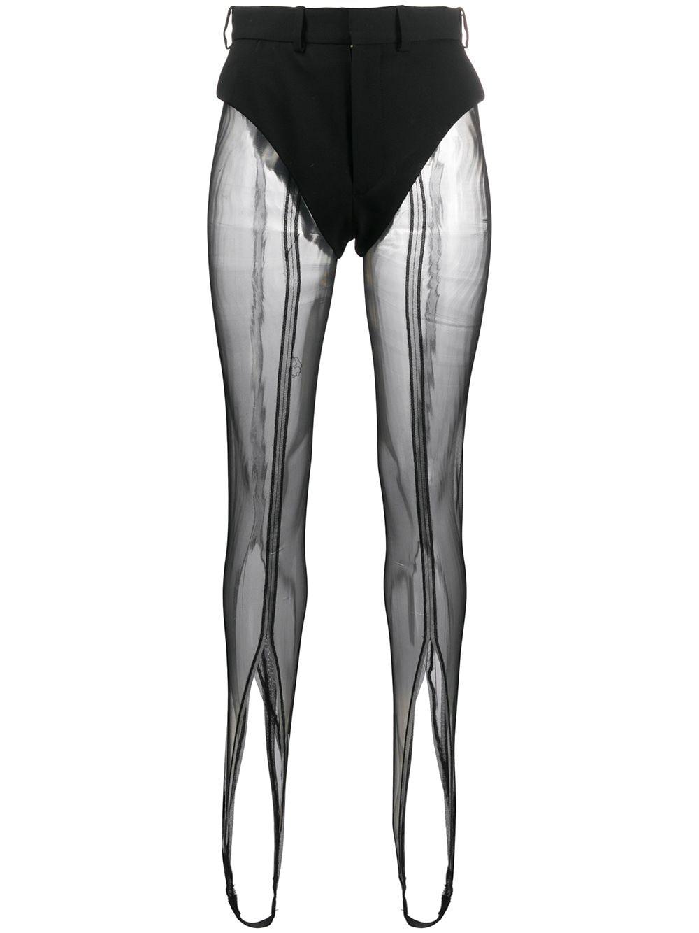 Synthetic Sheer Stirrup leggings 