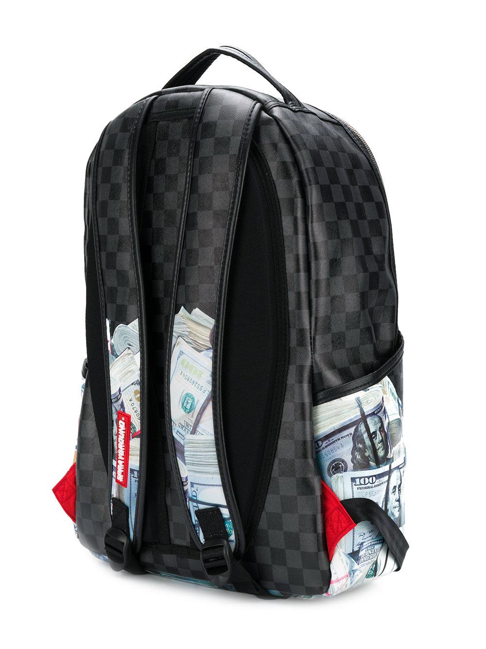 lens count Aquarium Sprayground Money Print Backpack in Black for Men | Lyst