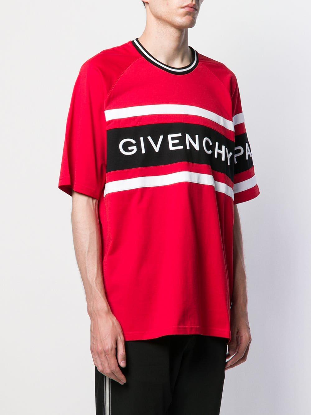 Givenchy 4g Logo T-shirt in Red for Men Lyst