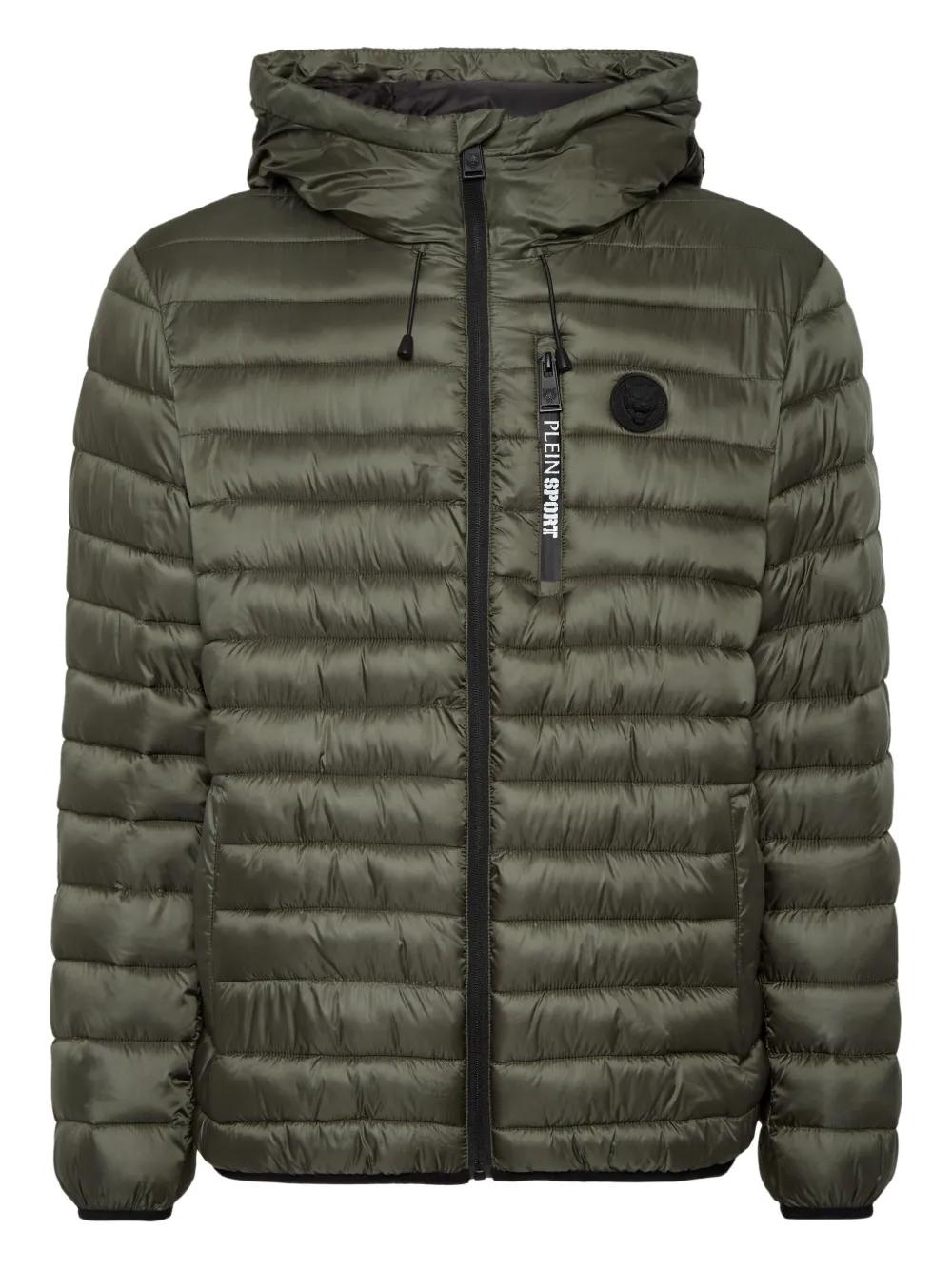 Philipp Plein Quilted Hooded Jacket in Green for Men Lyst