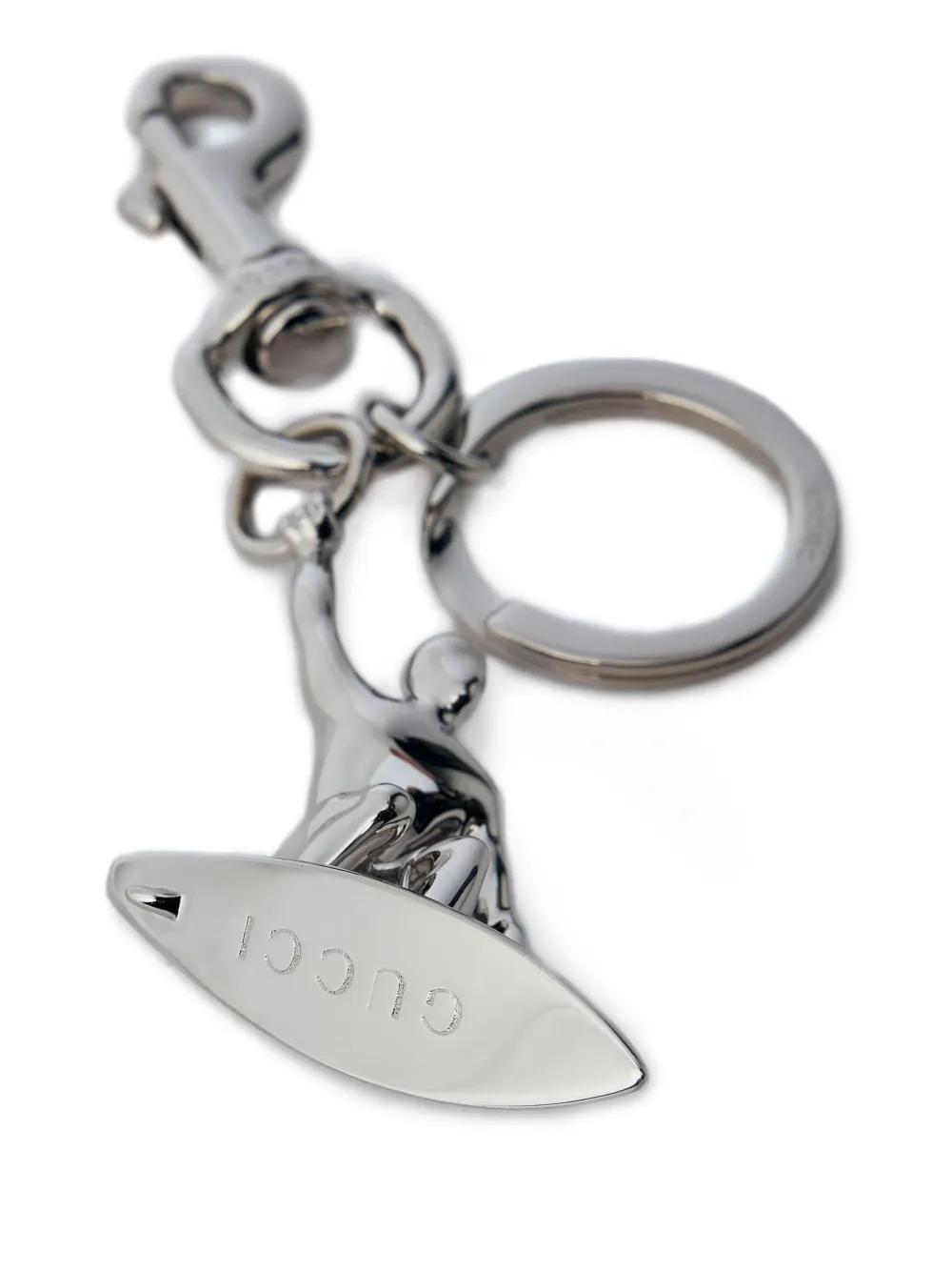 Gucci Surfer Keyring in White for Men | Lyst