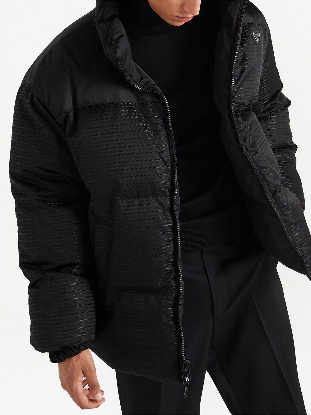Mens Prada black Re-Nylon Hooded Jacket