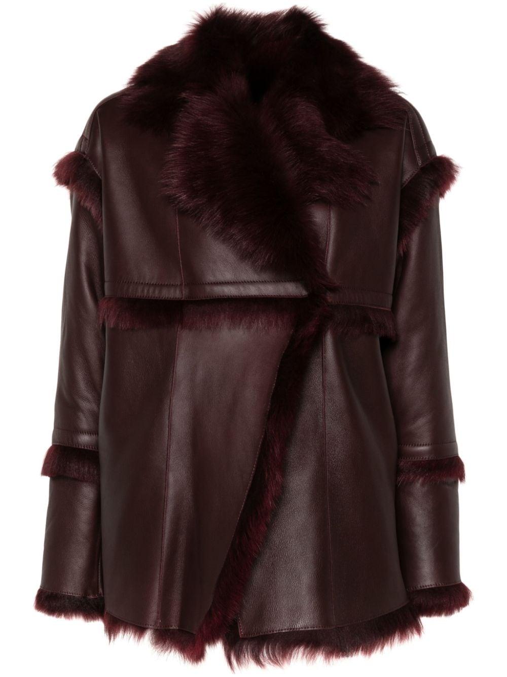 IRO Vernon Jacket in Brown Lyst