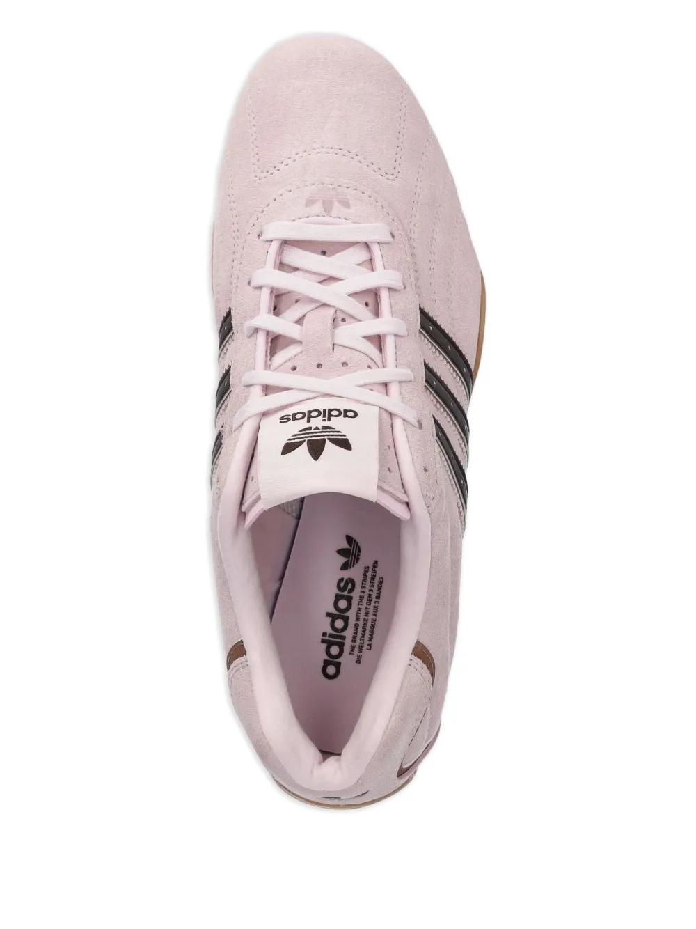 adidas Adiracer Suede Three-Stripe Sneakers in Pink | Lyst