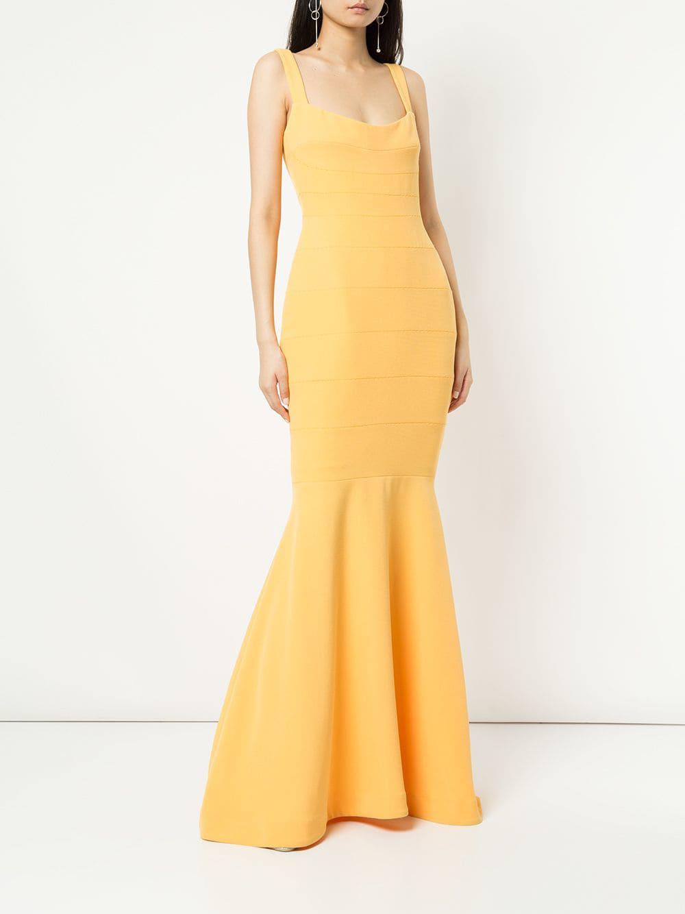 rachel gilbert yellow dress